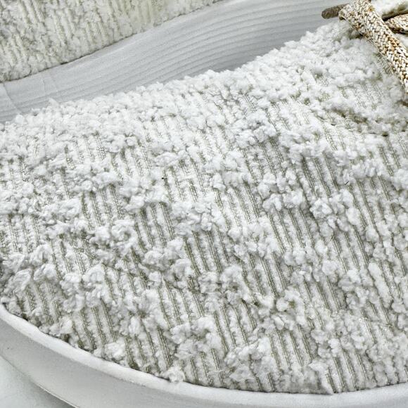 ALLBIRDS Runner GO COZY Womens 9.5 Stony Cream RARE Textured Sneaker EX COND - Picture 3 of 12